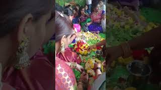 Bathukamma celebrations in school [upl. by Ydnab]