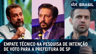 Datafolha mostra empate técnico entre Boulos Nunes e Marçal  SBT Brasil 031024 [upl. by Nealey]