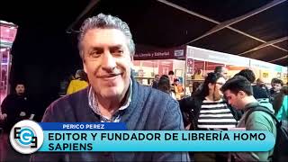 quotPericoquotPérez titular librería Homo Sapiens en Feria del Libro Rosario y la gran Revista Barullo [upl. by Tonkin]