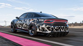 Forza Horizon 5  Best Dodge Charger SRT Hellcat RedEye WideBody  Drag Build amp Tune [upl. by Aicel]