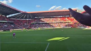 Stockport county fans at Charlton [upl. by Luapnhoj30]