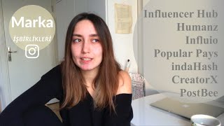 Markalarla İş Birliği Nasıl Yapılır  influencer uygulamaları [upl. by Anaehr]