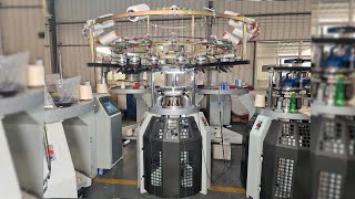 How does small size single jersey terry polar circular knitting machine workknittingmachine [upl. by Yak]