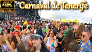 TENERIFE 🎭 CARNAVAL 🥇 One of the Best in the World  SUMMER 2022  EVENING amp NIGHT PARTY [upl. by Xyno253]