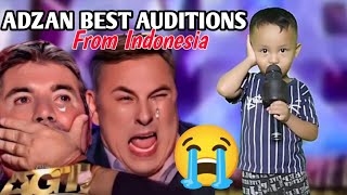 The little boy sang the call to Adzan so melodiously that it made all the judges cry  Got Talent [upl. by Attenod]