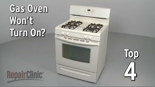 Top 4 Reasons Oven Won’t Turn On — Gas Range Troubleshooting [upl. by Ona]