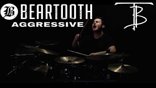 Beartooth  Aggressive HD Drum Cover [upl. by Ahsinirt]