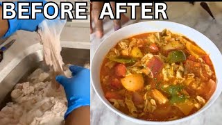 How To Make Chitterlings Taste Delicious Clean And Cook Tutorial [upl. by Eseer]