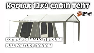 Kodiak Cabin Tent Demo 6133 [upl. by Laddy463]