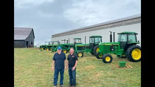 John Deere 2155 2555 2755 and 4055 Tractors Sold on Winchester KY Farm Auction 102823 [upl. by Tepper]