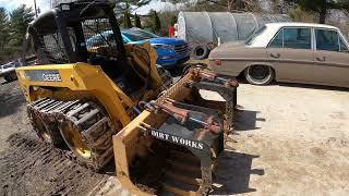 Installing Over the Tire Tracks amp Using My New Grapple to Clear Brush [upl. by Brunn]