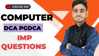 DCA PGDCA IMP QUESTION BY DEEPAK SIR [upl. by Nuzzi759]