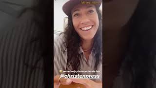 Tobin Heath and Christen Press  funny moments [upl. by Akissej]