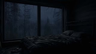 Serenity in the Night Forest  Rain and Thunder ASMR  Relaxing Bedroom Ambiance  Sleep Easily [upl. by Einimod969]