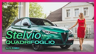 Alfa Romeo STELVIO QUADRIFOGLIO  review  launch control  an SUV that is not an SUV [upl. by Heimlich]