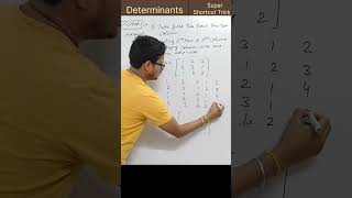 Determinants 3×3 Trick 2 Adjoint jee jeeadvance jeemains mathematics maths iit [upl. by Kinny386]