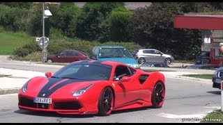 Novitec Rosso Ferrari 488 GTB CRAZY Sound  How a 488 should sound [upl. by Inez929]