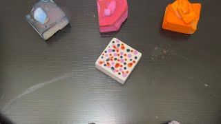 ASMR  Testing New Dyes amp A Polka Dotted Fresh Block 🤍💙💜🧡 [upl. by Odnalor574]