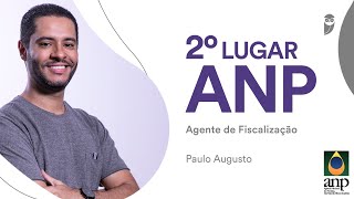 Concurso ANP Conheça Paulo Augusto aprovado em 2° lugar para Agente de Fiscalização [upl. by Gloria]