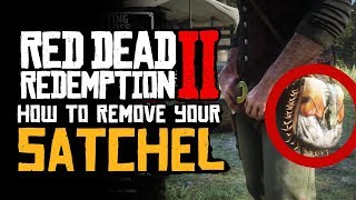 How to REMOVE the Satchel  Red Dead Redemption 2 [upl. by Demetri]