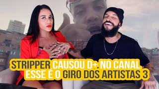 GIRO DOS ARTISTAS 3  NA ATIVIDADE REACT 518 [upl. by Eugenle]