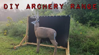 DIY Archery Range and Backstop [upl. by Akibma]