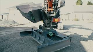 ESSAI TILTROTATOR STEELWRIST SUR MINIPELLE KUBOTA U554 [upl. by Searcy]