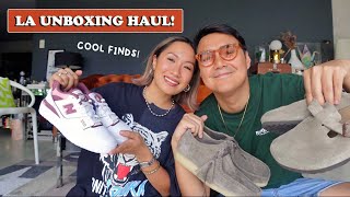 LA Unboxing Haul Clothes Shoes Beauty Skincare  Laureen Uy LauMi [upl. by Luelle]