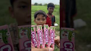 Yummy bites CHEWITS Strawberry 🍓 Flavor Gummies eating by villagee viralvideo satisfying fyp [upl. by Licha]