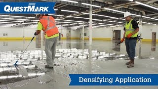 Densifying Application on Concrete Floor  Concrete Floor Densifier  QuestMark [upl. by Hilar946]