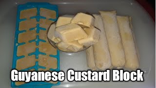 How To Make Guyanese Custard Block Custard Step By Step🇬🇾 Cooking With Afton🇬🇾🇬🇾 [upl. by Garek645]