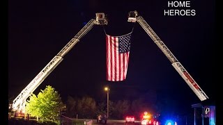 Vets Roll Homecoming Procession  Illinois amp Wisconsin 2015 [upl. by Eilata]