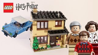 LEGO Harry Potter 2020 4 Privet Drive 75968 Review [upl. by Luisa]