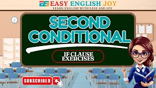 Second Conditional If Clause Exercises [upl. by Anenahs]