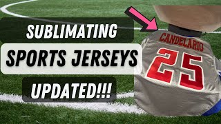 How to press Sublimation football jerseys UPDATED [upl. by Naes]