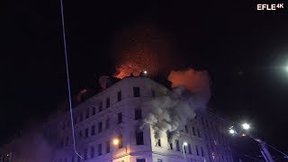 Menschen schreien um Hilfe Dramatischer Wohnhausbrand LeipzigSellerhausen 2930032018 [upl. by Keeler]