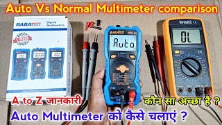 Auto Multimeter को कैसे चलाएं  कौन सा अच्छा है  Babatools MM18A Multimeter Digital Automatic Range [upl. by Aikemat10]