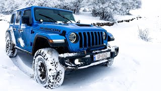 JEEP WRANGLER 392 SNOW OFFROAD  DRIFT V8 POWERED [upl. by Amej534]