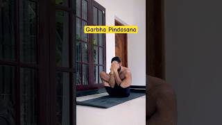 Garbha Pindasana yoga yogashorts yogi adiyogi [upl. by Zandra]