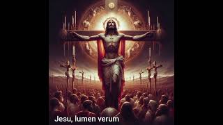 Jesu lumen verum canto gregoriano [upl. by Oilicec]