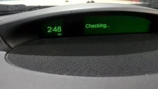 2006 Saab 93 Service Info reset trick [upl. by Ariaek]