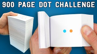 900 Page FLIPBOOK  Dot Challenge [upl. by Ennayar]