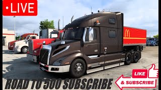 Kansas Convoy  American Truck Simulator  Gameplay [upl. by Sorrows]