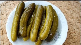 Turshi kastraveci pa konzervues qe nuk ju zbuten dhe rrojne deri ne dimer Pickled cucumbers [upl. by Pinebrook886]