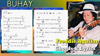 BUHAY Chords and Lyrics by Freddie Aguilar [upl. by Aletse]