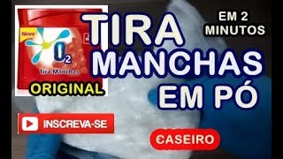 Tira Manchas em Pó Original Caseiro em 2 minutos  Percarbonato de sódio [upl. by Anahpos]