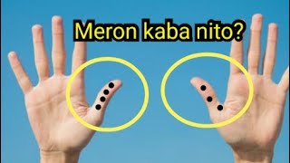 Kahulugan Ng Mga Nunal Sa Daliri l Palmistry [upl. by Eiwoh]