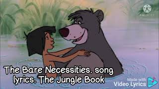 The bare necessities song lyrics The jungle book [upl. by Albertine]