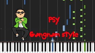 PSY  Gangnam style Original Piano Tutorial ♫ [upl. by Annahsor85]