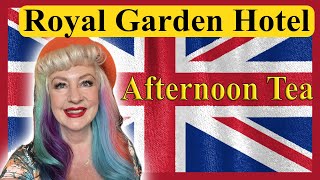 BEST AFFORDABLE AFTERNOON TEA IN LONDON ROYAL GARDEN HOTEL [upl. by Anaitsirhc]